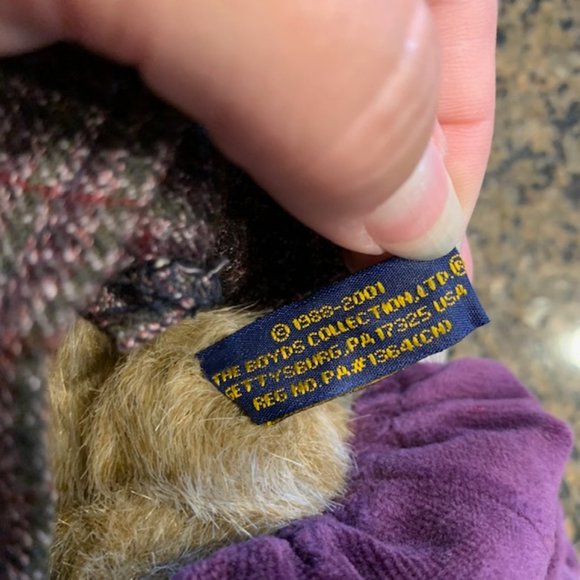 Boyds Bear Christine P. Plumbeary - 918355 - Picture 3 of 6